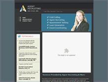 Tablet Screenshot of agentrecruitingandmore.com